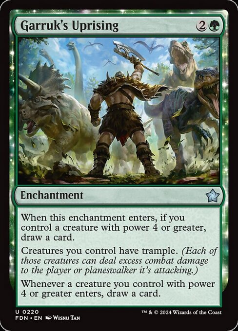 Garruk's Uprising [Foil]