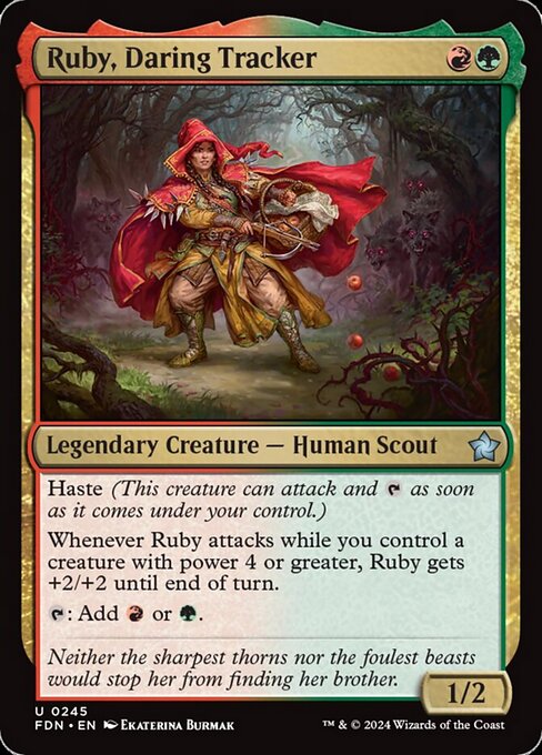 Ruby, Daring Tracker [Foil]
