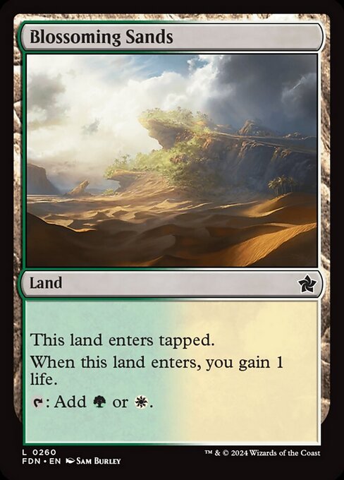 Blossoming Sands [Foil]