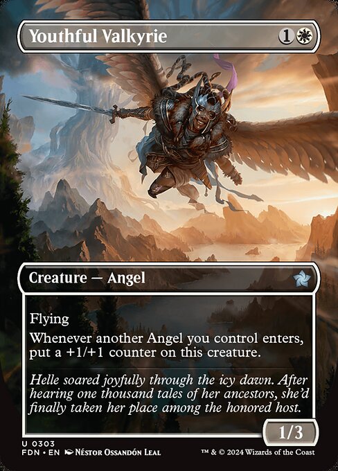 Youthful Valkyrie [Borderless Foil]