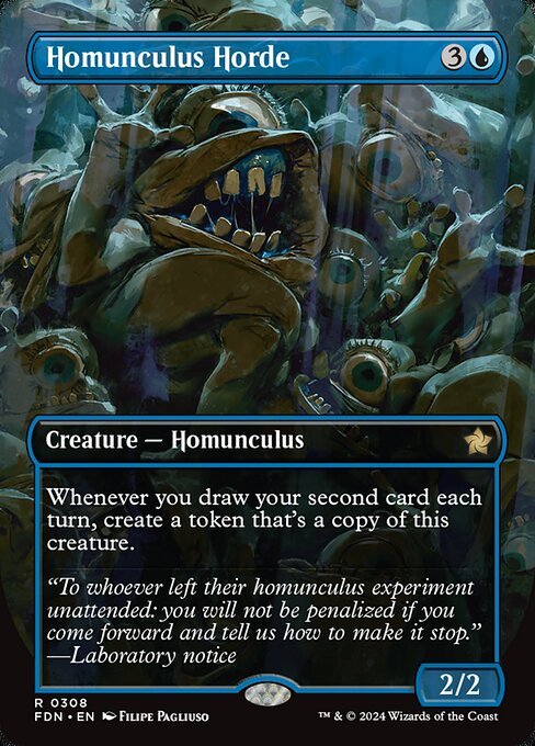 Homunculus Horde [Borderless Foil]