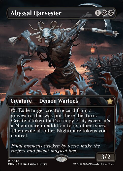 Abyssal Harvester [Borderless Foil]