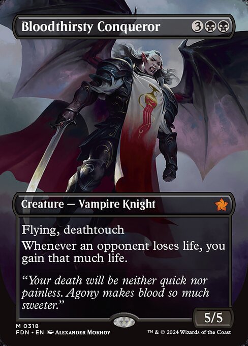 Bloodthirsty Conqueror [Borderless Foil]