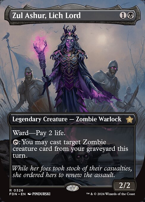 Zul Ashur, Lich Lord [Borderless Foil]