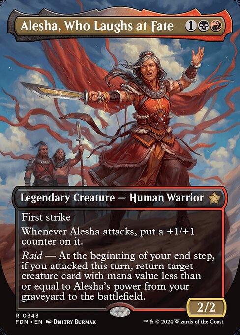 Alesha, Who Laughs at Fate [Borderless]