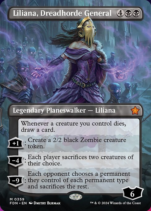Liliana, Dreadhorde General [Borderless]