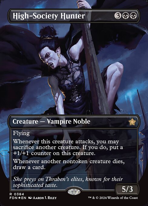 High-Society Hunter [Borderless Mana Foil]