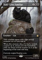 Nine-Lives Familiar [Borderless Mana Foil]