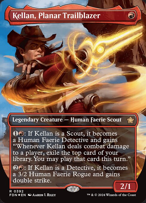 Kellan, Planar Trailblazer [Borderless Mana Foil]