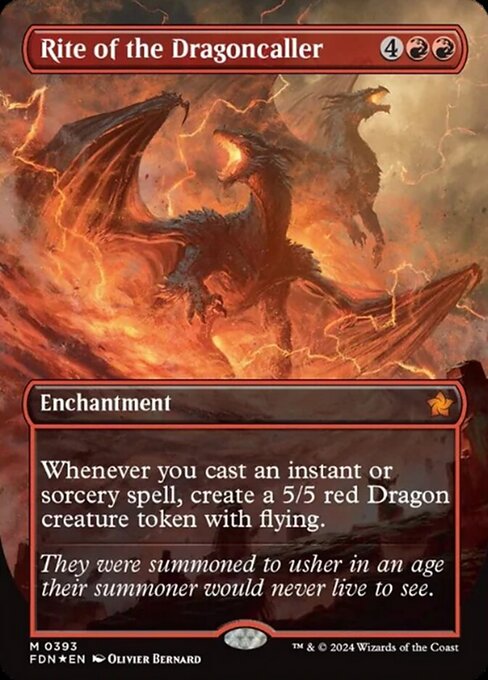 Rite of the Dragoncaller [Borderless Mana Foil]