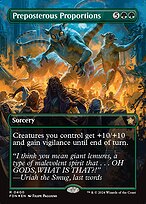 Preposterous Proportions [Borderless Mana Foil]