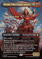 Alesha, Who Laughs at Fate [Borderless Mana Foil]