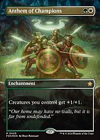 Anthem of Champions [Borderless Mana Foil]