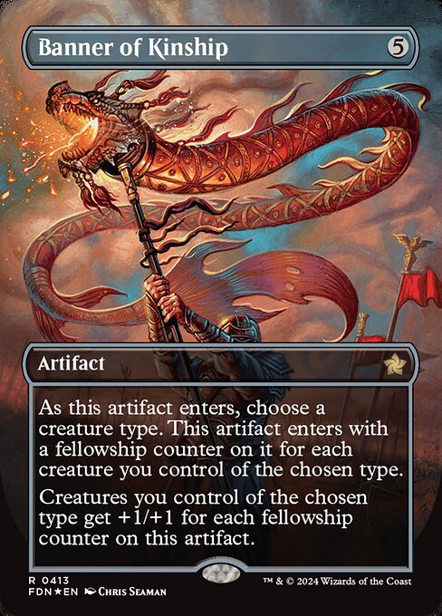 Banner of Kinship [Borderless Mana Foil]