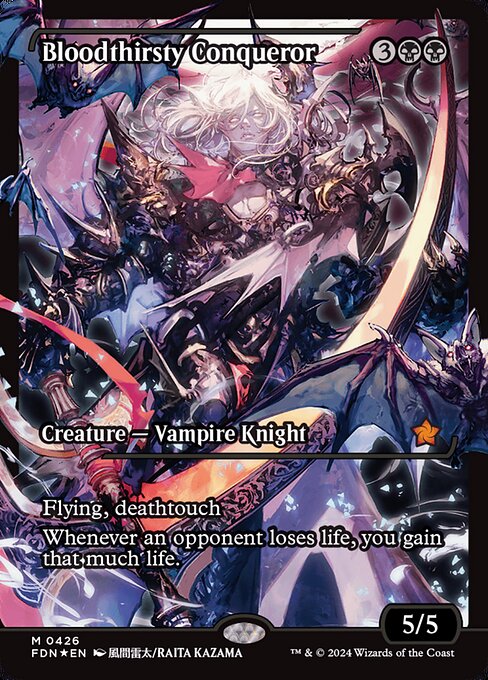 Bloodthirsty Conqueror [Borderless Showcase Foil]