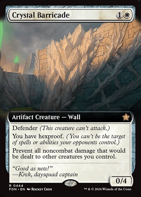 Crystal Barricade [Extended Artwork Foil]