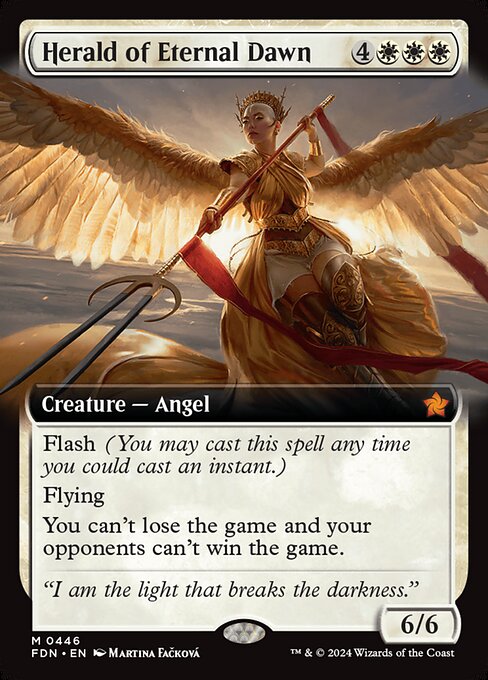 Herald of Eternal Dawn [Extended Artwork Foil]