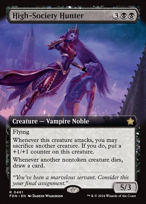 High-Society Hunter [Extended Artwork Foil]