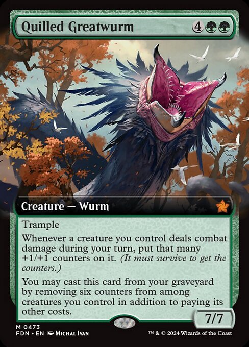Quilled Greatwurm [Extended Artwork]