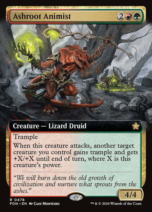 Ashroot Animist [Extended Artwork Foil]