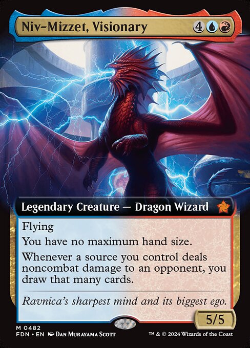 Niv-Mizzet, Visionary [Extended Artwork Foil]