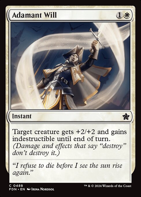 Adamant Will [Foil]