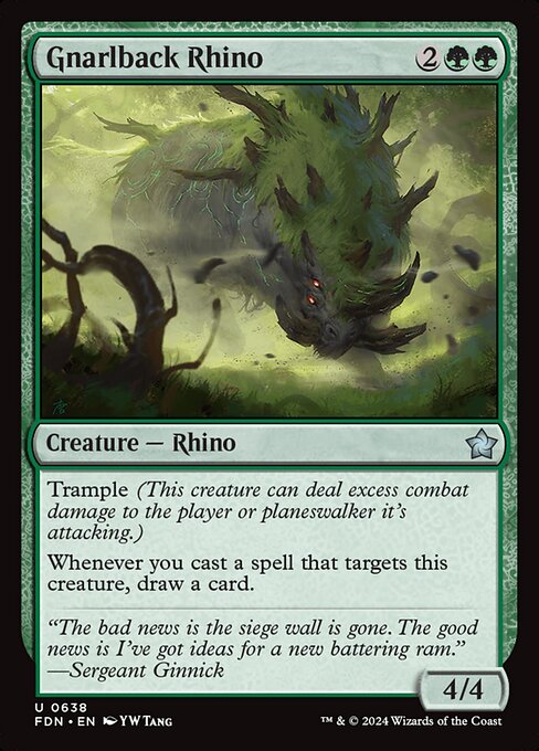 Gnarlback Rhino [Foil]