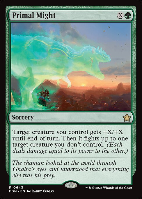 Primal Might [Foil]