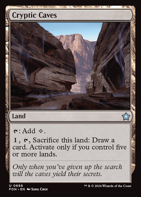 Cryptic Caves [Foil]