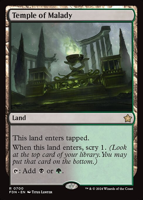 Temple of Malady [Foil]