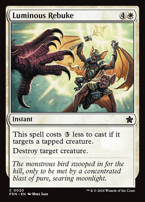 Luminous Rebuke [Foil]