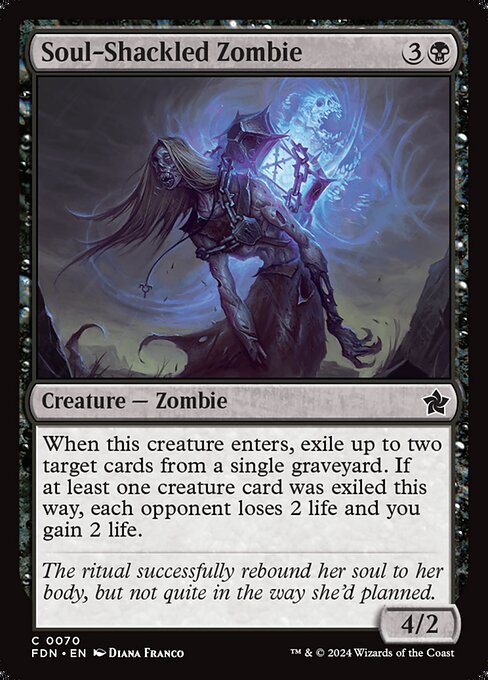 Soul-Shackled Zombie [Foil]