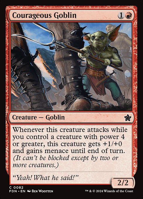 Courageous Goblin [Foil]