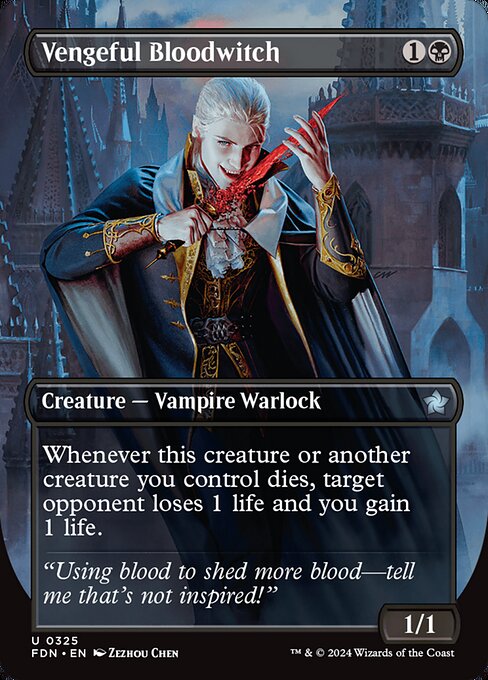 Vengeful Bloodwitch [Borderless Foil]