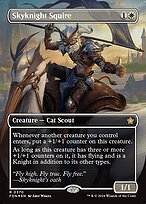 Skyknight Squire [Borderless Mana Foil]