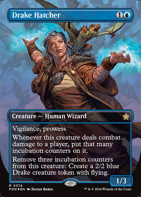 Drake Hatcher [Borderless Mana Foil]