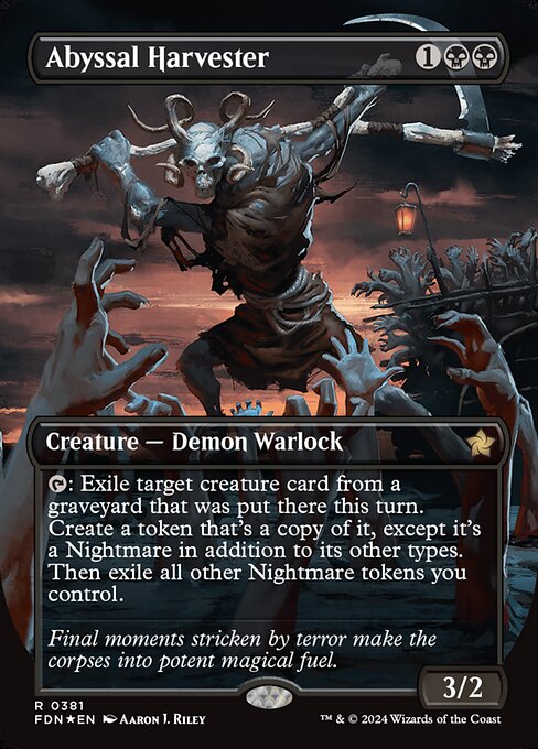 Abyssal Harvester [Borderless Mana Foil]