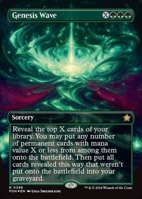 Genesis Wave [Borderless Mana Foil]