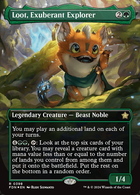 Loot, Exuberant Explorer [Borderless Mana Foil]