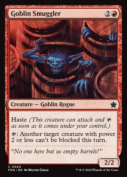 Goblin Smuggler [Foil]