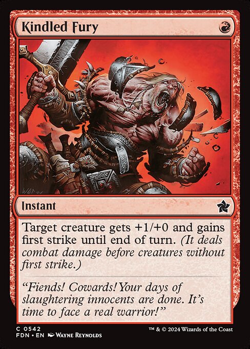 Kindled Fury [Foil]