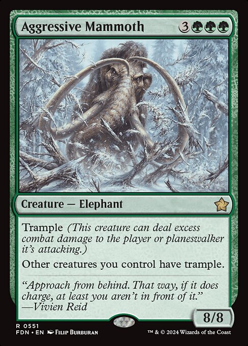 Aggressive Mammoth [Foil]