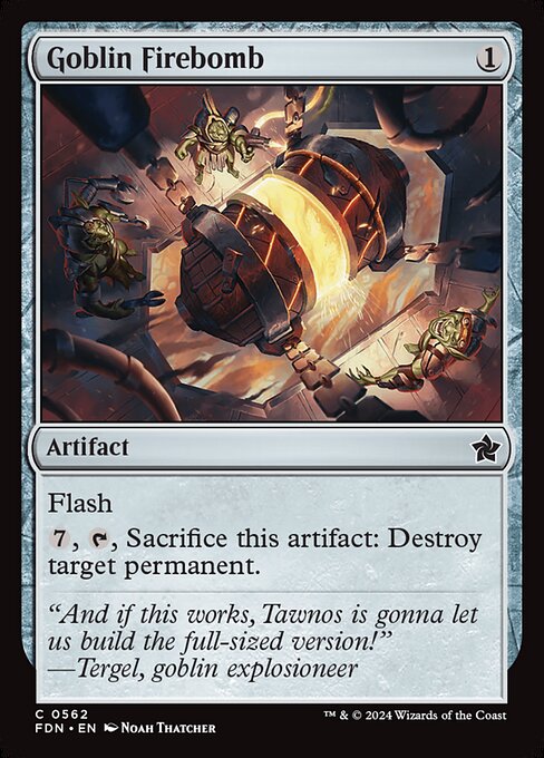 Goblin Firebomb [Foil]