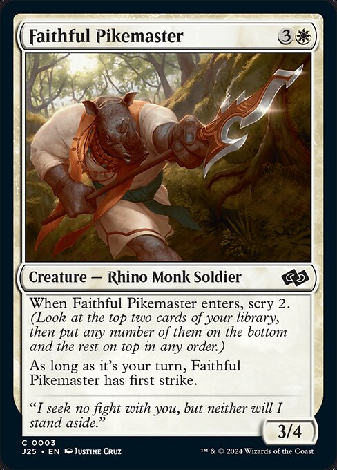 Faithful Pikemaster [Foil]
