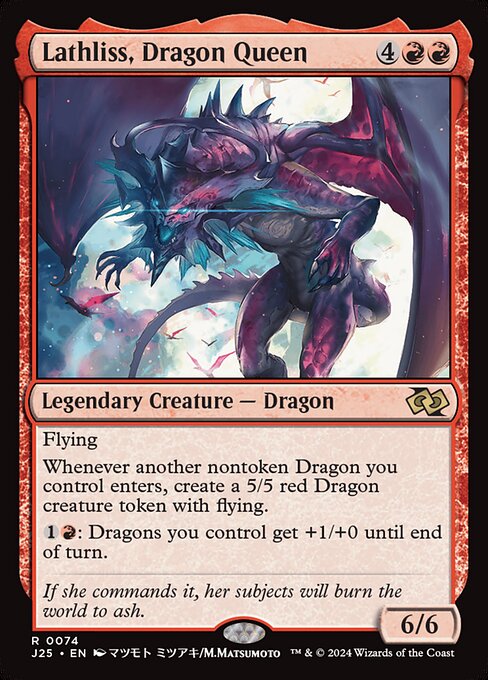 Lathliss, Dragon Queen [Foil]