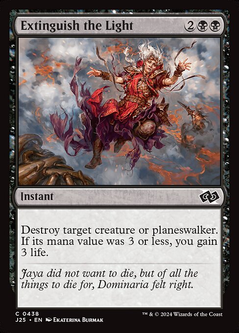 Extinguish the Light [Foil]