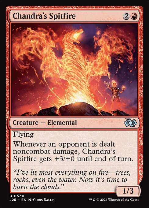 Chandra's Spitfire [Foil]