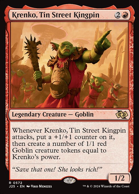Krenko, Tin Street Kingpin [Foil]