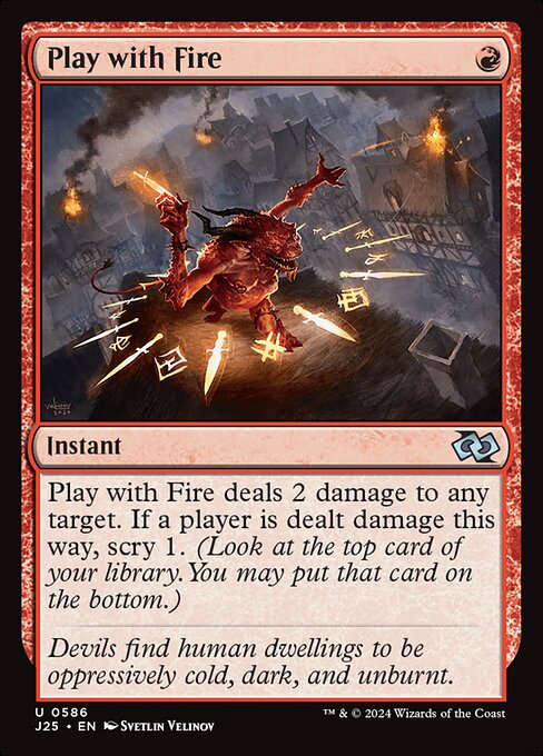 Play with Fire [Foil]