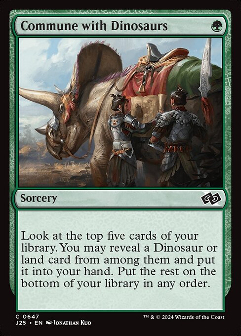 Commune with Dinosaurs [Foil]